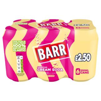 Barr Cream Soda 6X330ML Pack