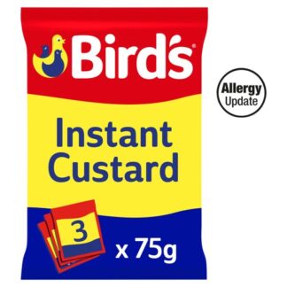 Birds Instant Custard Sachets 3X75G