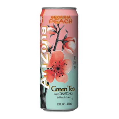 Arizona Green tea with ginseng and peach 680ml