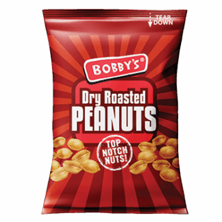 Bobbys Dry Roasted Peanuts 70G