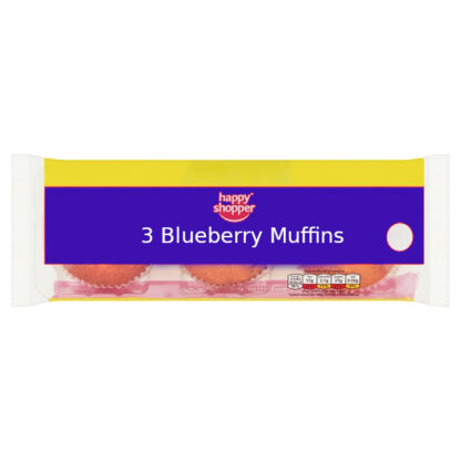 Happy shopper Blueberry muffins 3 pack