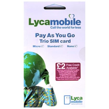 Lycamobile sim card x1