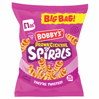 Bobbys Prawn Cocktail Spirals 63G
