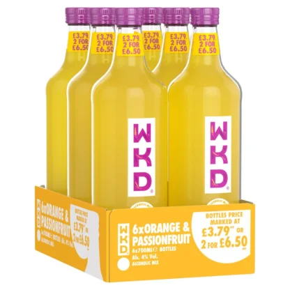 WKD Orange Passionfruit 6 X 700ML Case