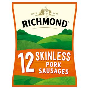 Richmond Skinless Pork Sausages 319G 12 Pack