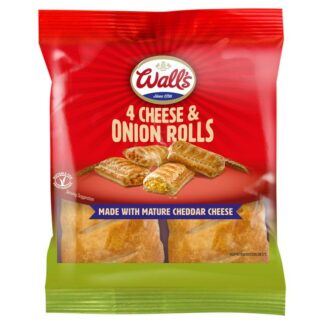 Walls Cheese Onion Rolls 4X55G