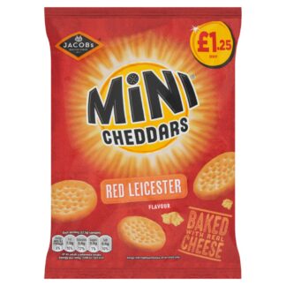 Mini Cheddars Red Leicester 90G