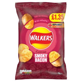Walkers Smokey Bacon 70G
