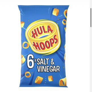 Hula Hoops Salt Vinegar 6X24G Pack