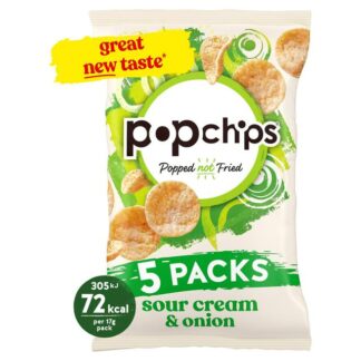 Pop Chips Sour Cream 5X17G