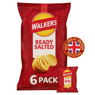 Walkers Salted 6X25G Pack