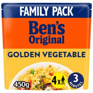 Uncle Bens Golden Vegetable Rice 450G