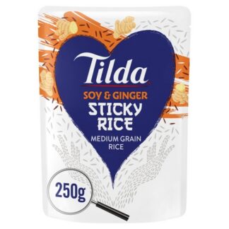 Tilda Sticky Rice Soy Ginger 250G
