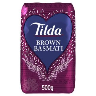 Tilda Brown Basmati Rice 500G