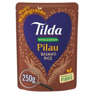 Tilda Whole Grain Pilau Basmati Rice 250G