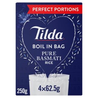 Tilda Boil in Bag Basmati Rice 4X62.5G